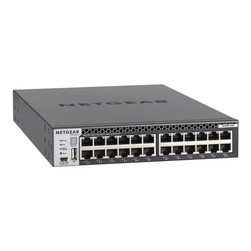 Switch manageable ProSAFE M4300-24XSwitch Manageable Stackable avec 24x10GB-T et 4xSFP+Niveau 3 1 ... (XSM4324CS-100NES)_1